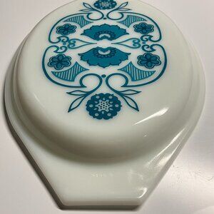 Pyrex Blue Horizon Oval Lid Only